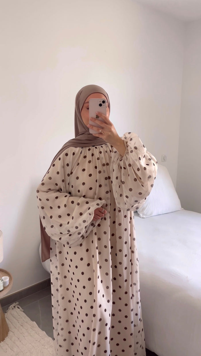 Robe POLKA beige