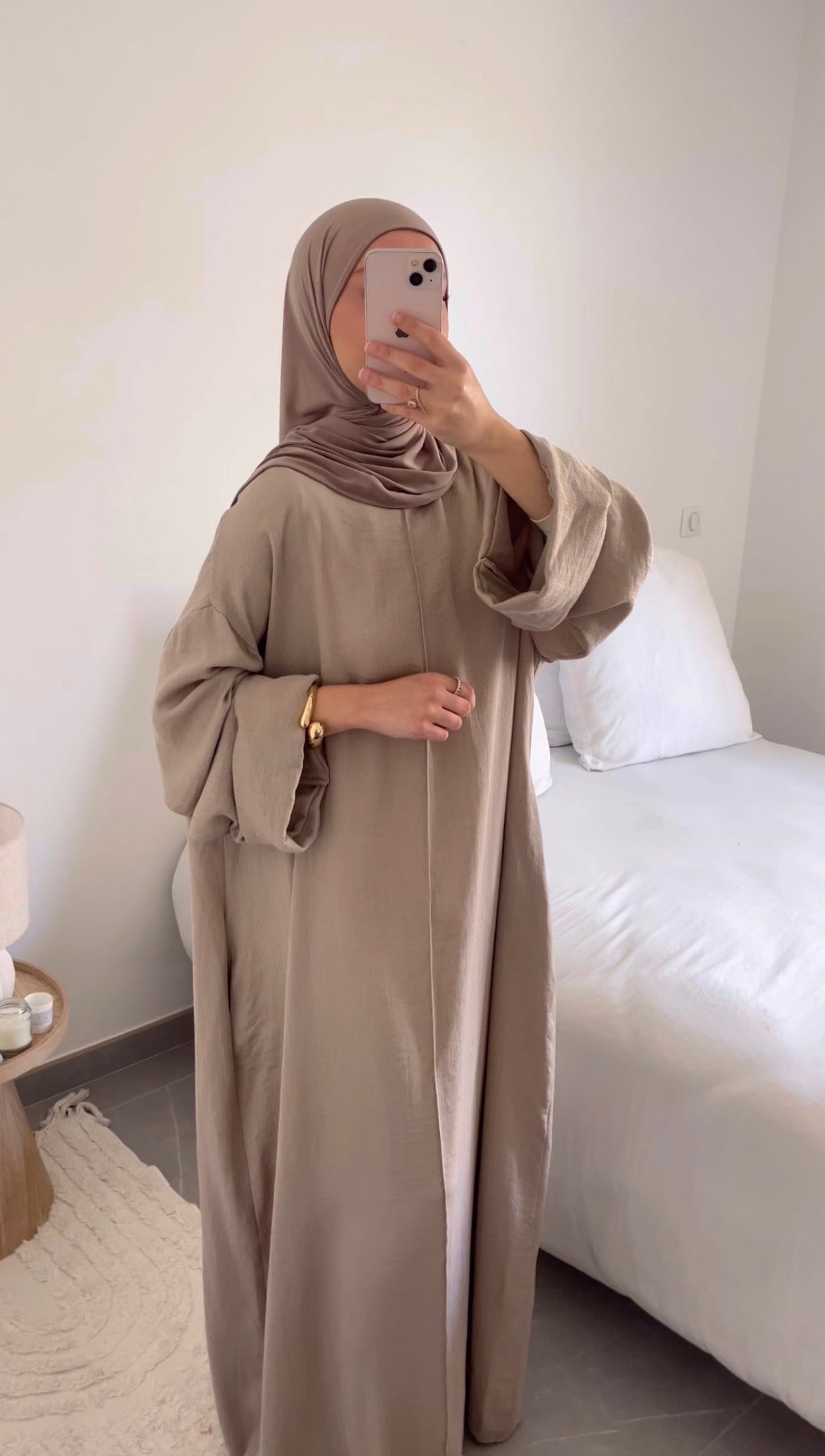 Abaya SOFT taupe