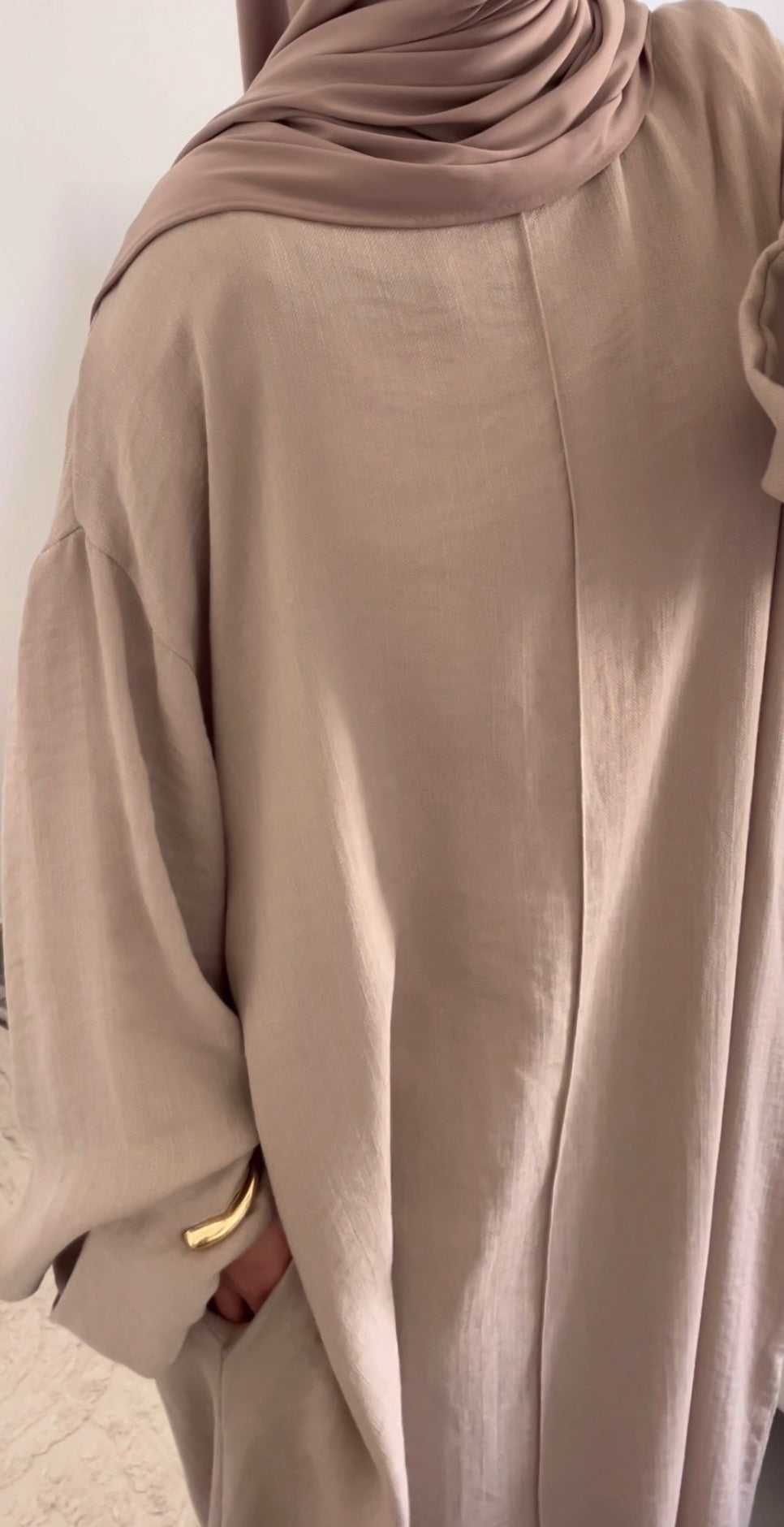 Abaya SOFT taupe
