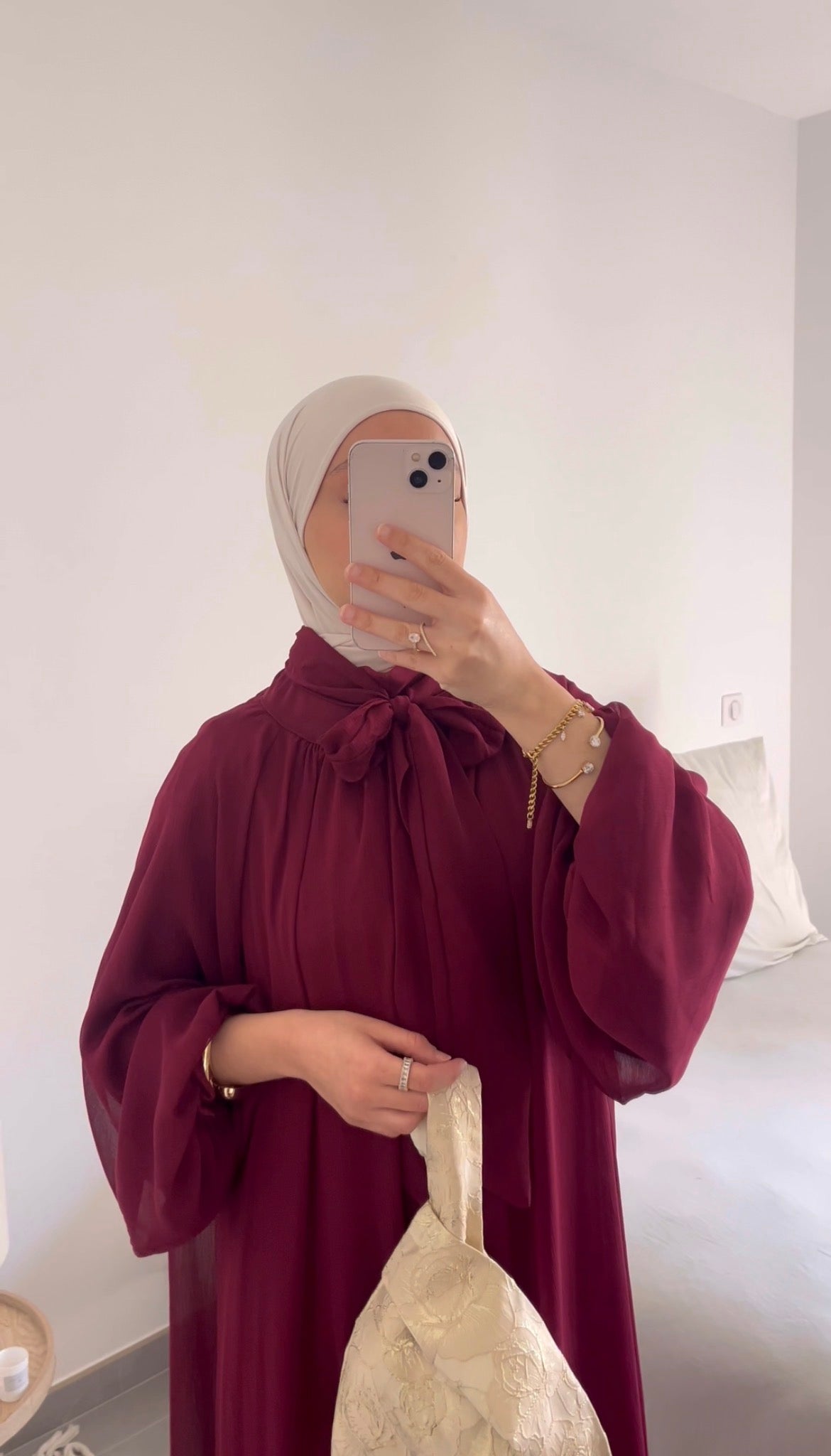 Robe ELINA bordeaux